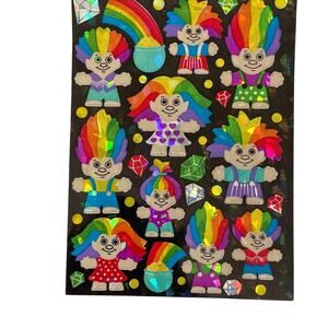 Colorful Prism Troll Stickers Rainbow Sandylion Large
